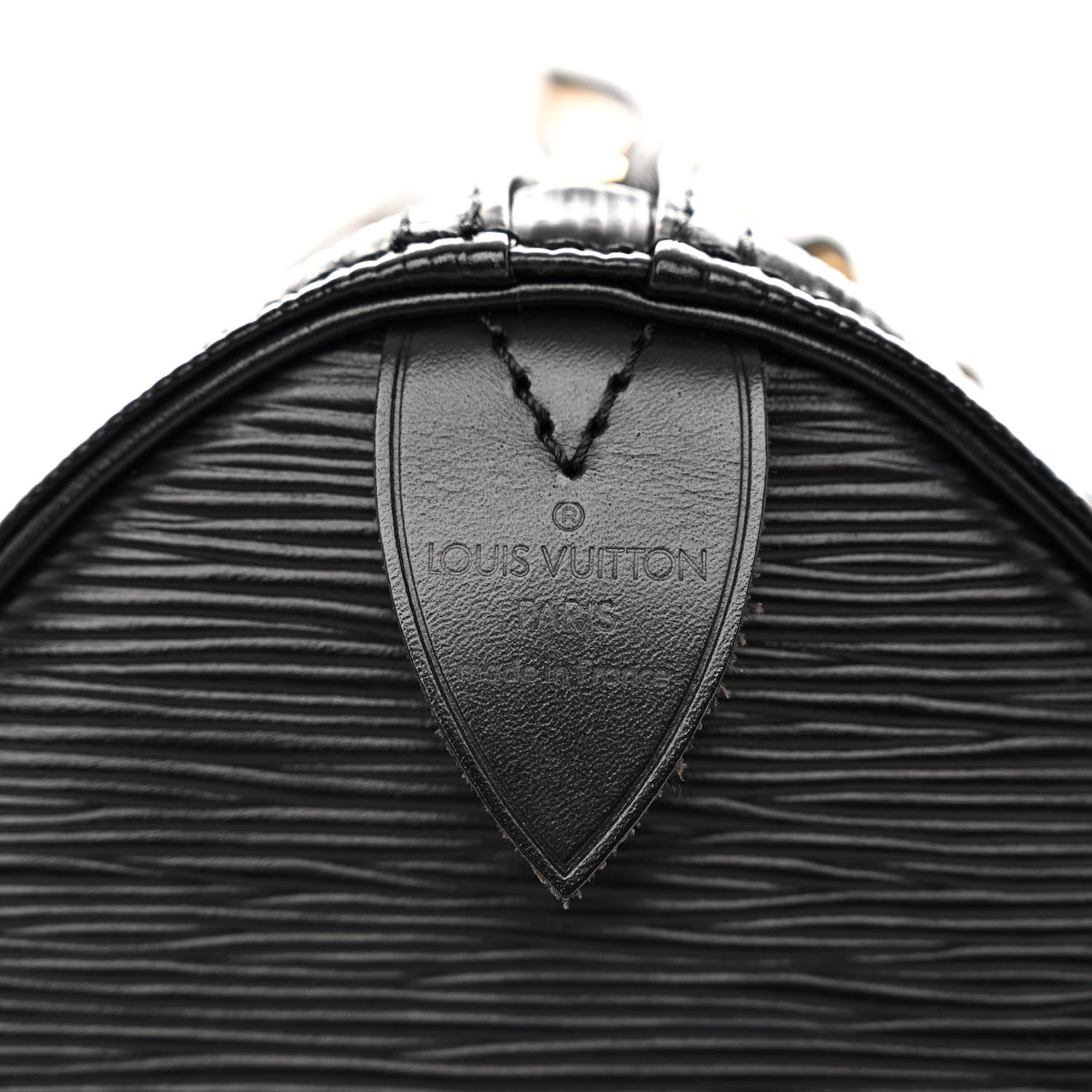 Louis Vuitton Epi Speedy 25 Black 6 of 11
