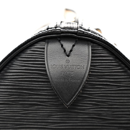 Louis Vuitton Epi Speedy 25 Black 6 of 11