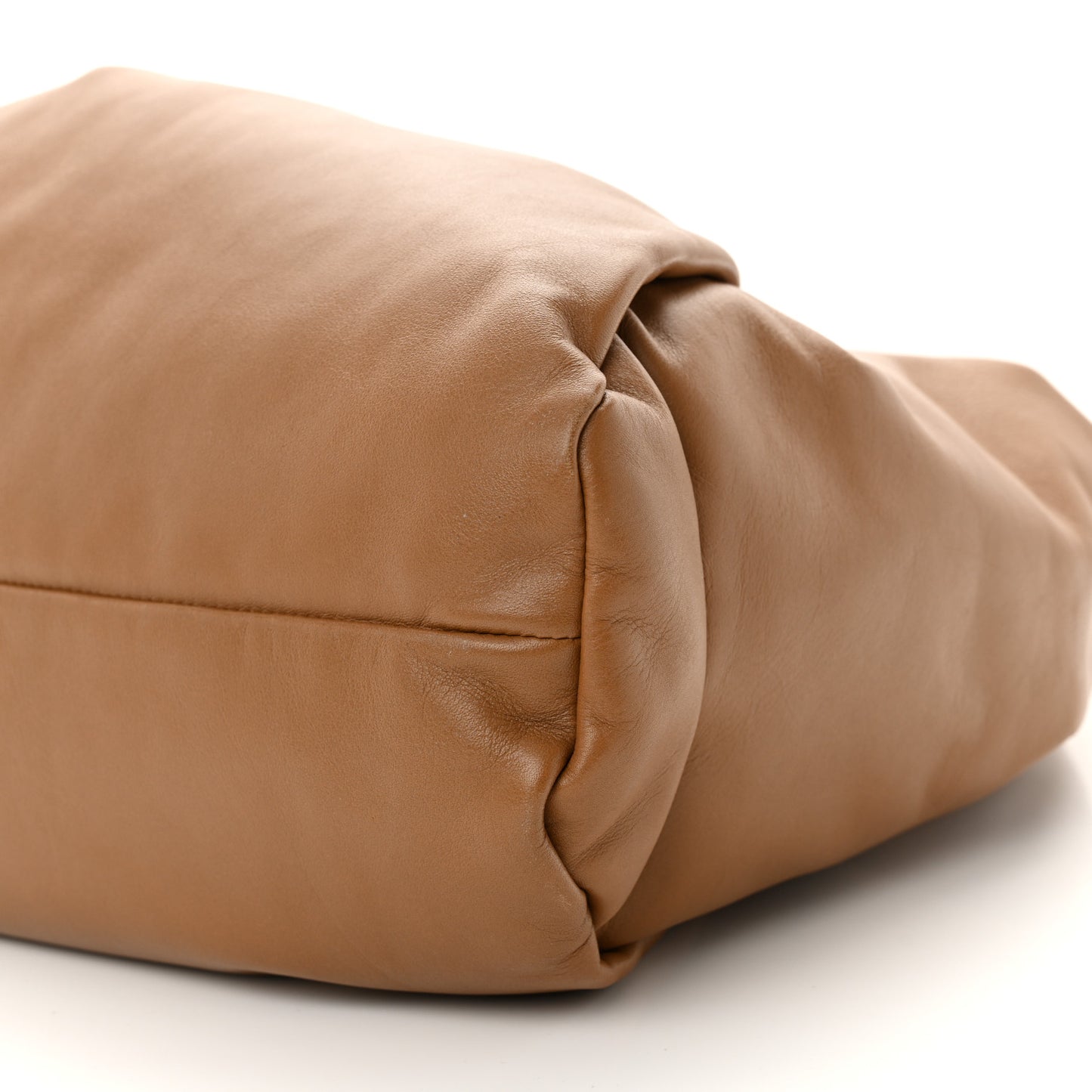 Smooth Butter Calfskin Medium The Shoulder Pouch Cammello