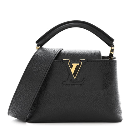 Louis Vuitton Taurillon Mini Capucines Black 1 of 19