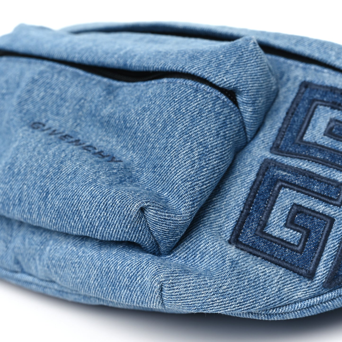 Essential U Denim Belt Bag Light Blue