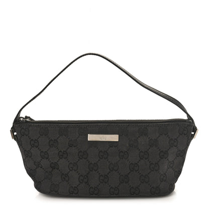 Gucci Monogram Boat Pochette Black 1 of 13