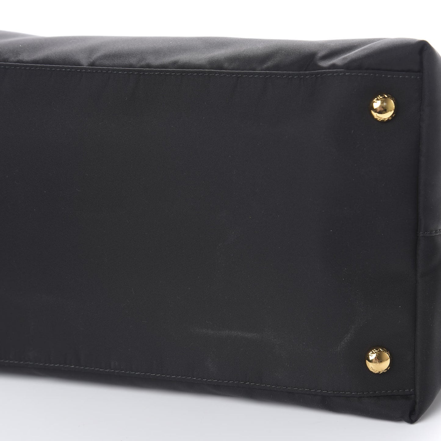 Saffiano Tessuto Nylon Tote Black