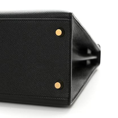 Hermes Epsom Kelly Sellier 28 Black 10 of 15
