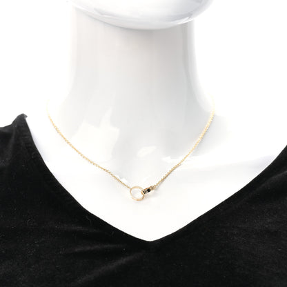 Cartier 18K Yellow Gold Interlocking LOVE Necklace 2 of 6