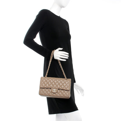 Chanel Lambskin Quilted Medium Double Flap Beige 3 of 14