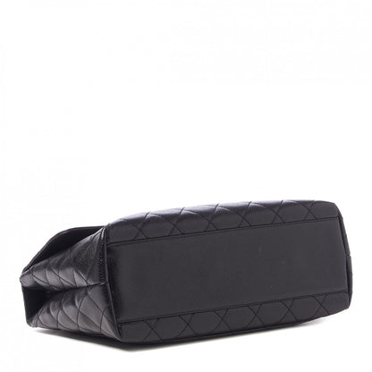 Chanel Caviar Quilted Jumbo Kelly Flap Black 4 of 10