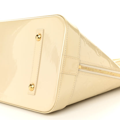 Louis Vuitton Vernis Alma GM Blanc Corail 10 of 11