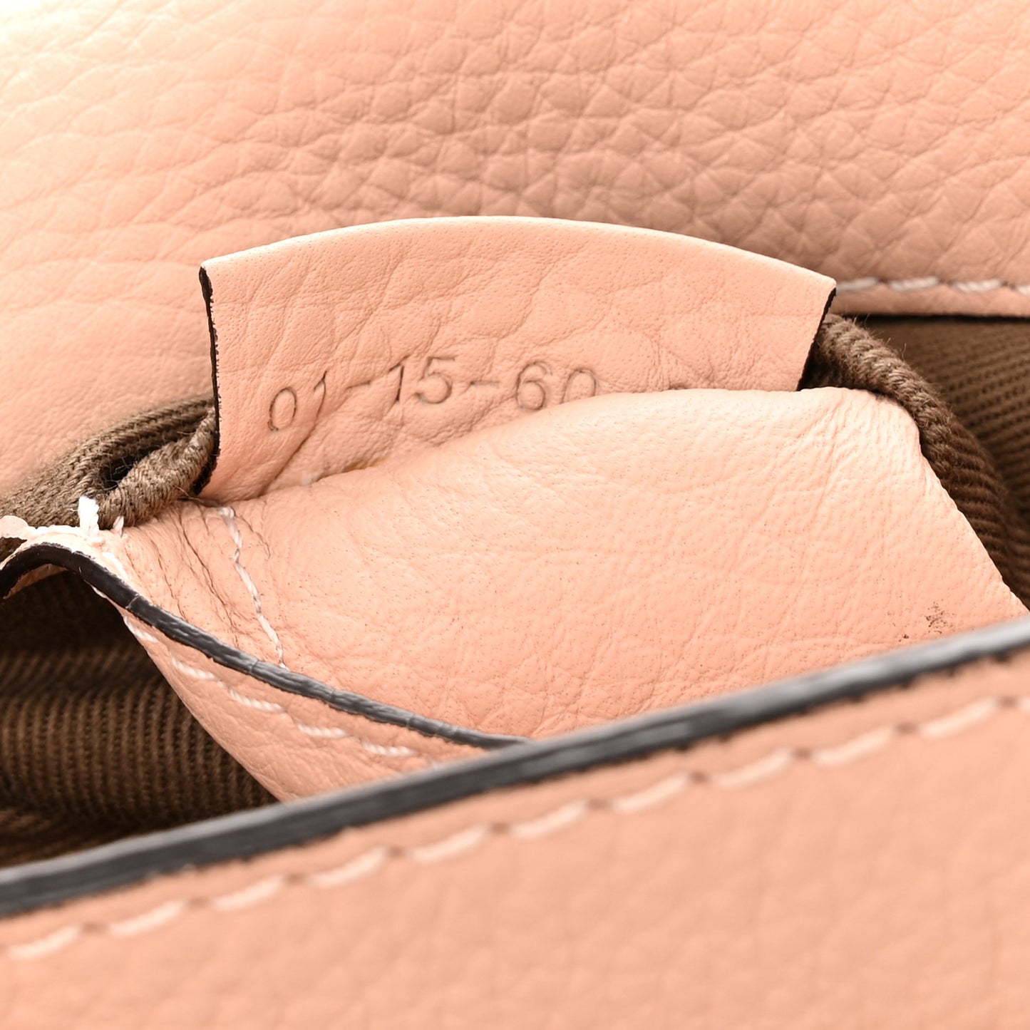 Grained Calfskin Small Marcie Saddle Bag Anemone Pink