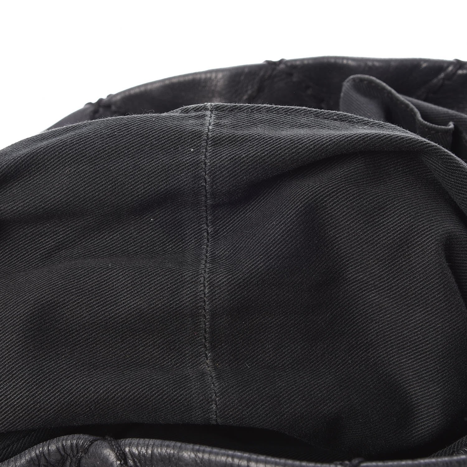 Chanel Lambskin Stitched Expandable Tote Black 7 of 9