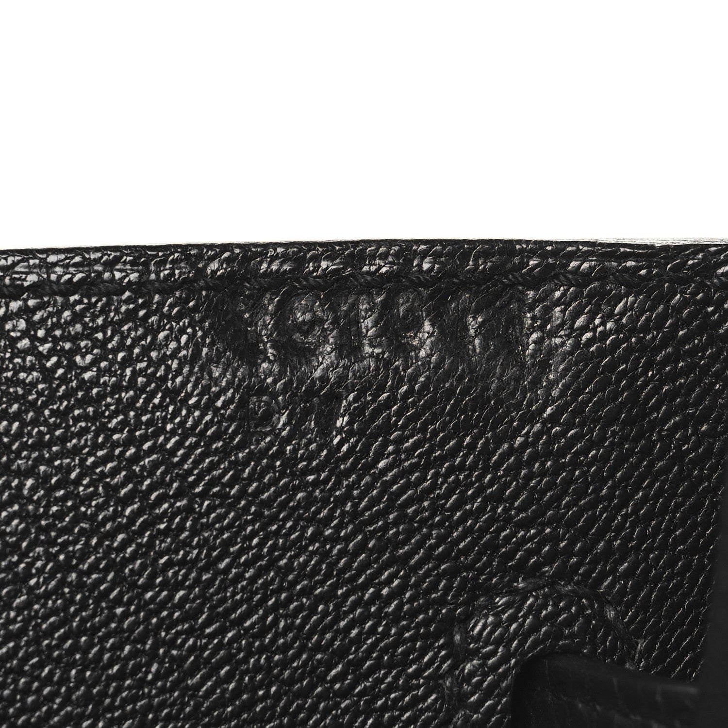 Hermes Epsom Kelly Depeches 25 Pouch Black 7 of 11