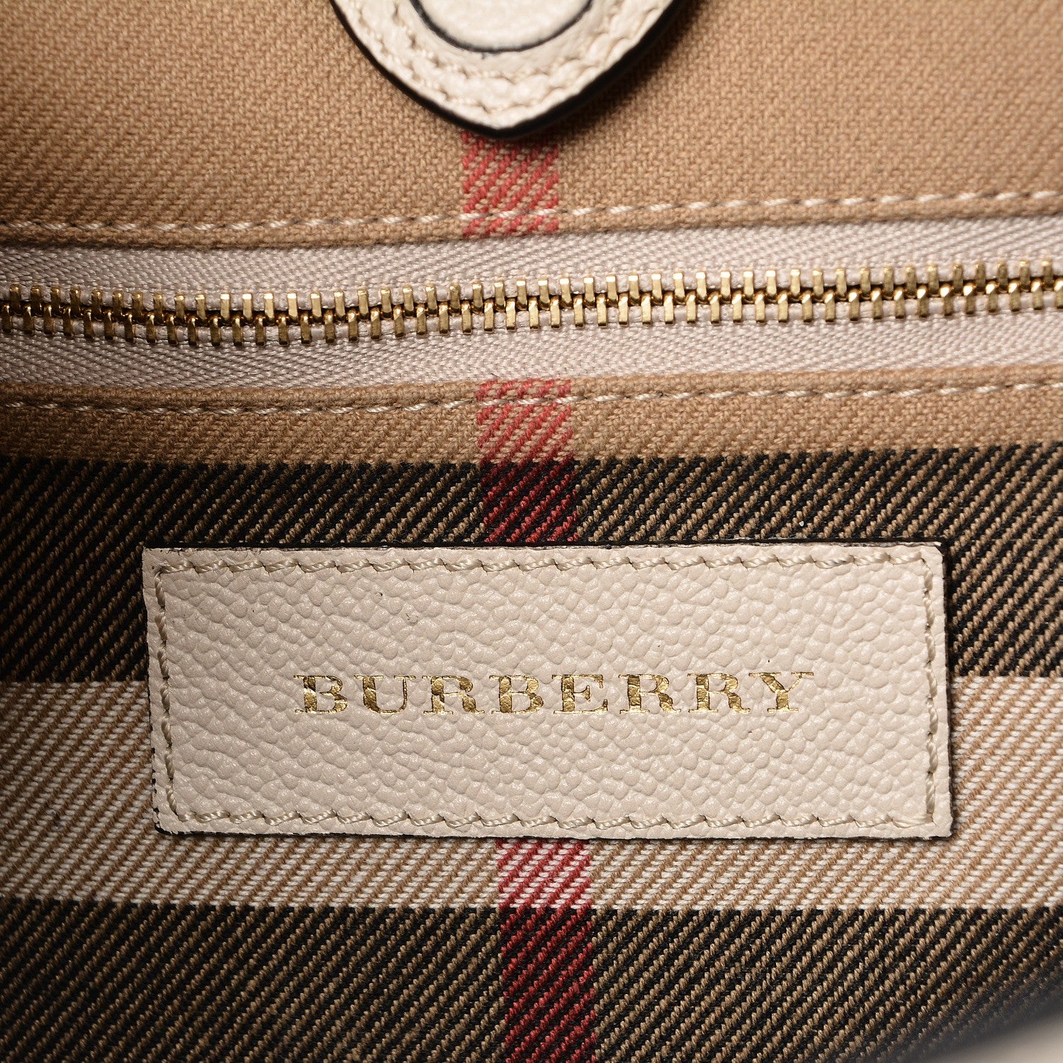 Burberry Grainy Calfskin Small Elmstone Hobo Limestone 9 of 9