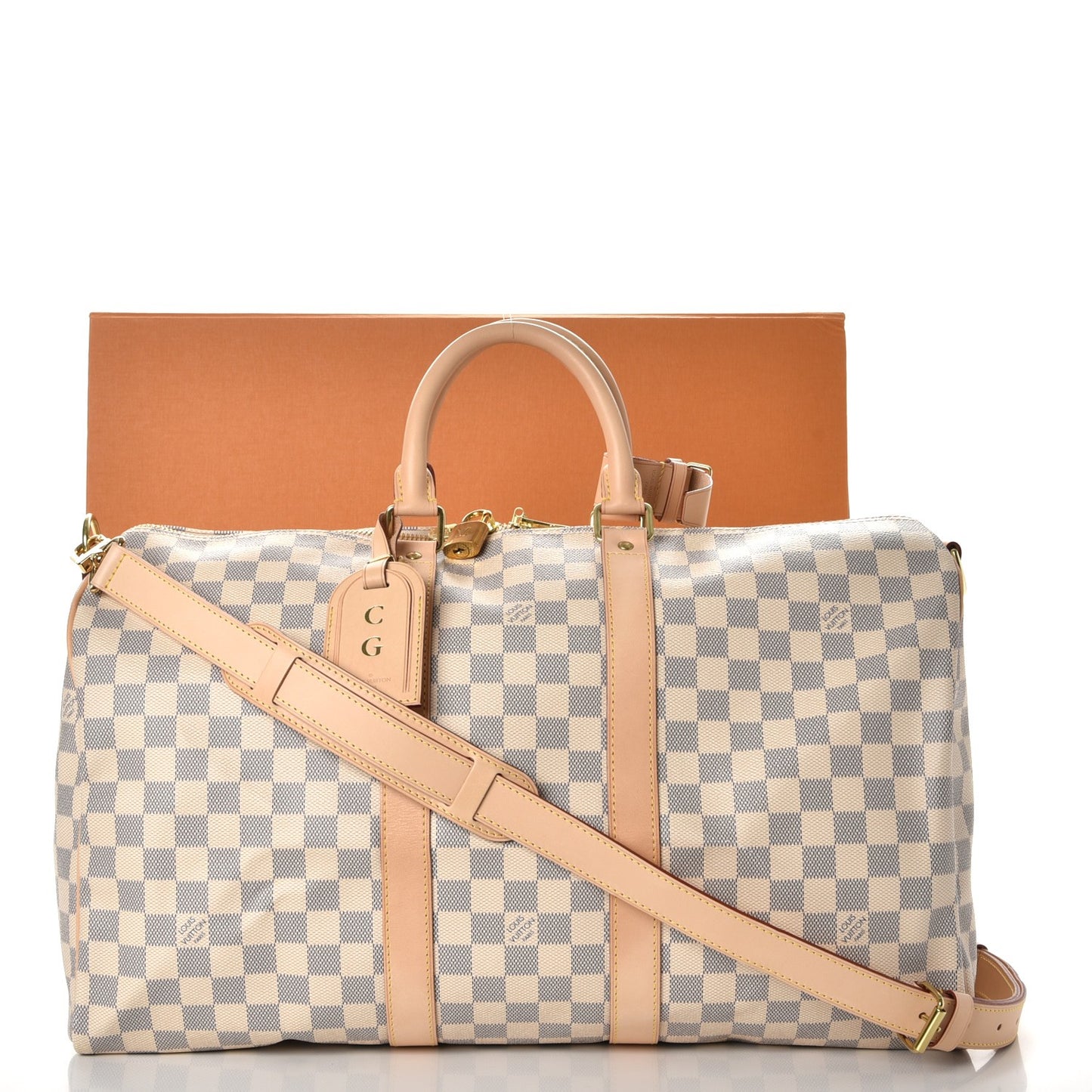 Damier Azur Keepall Bandouliere 45