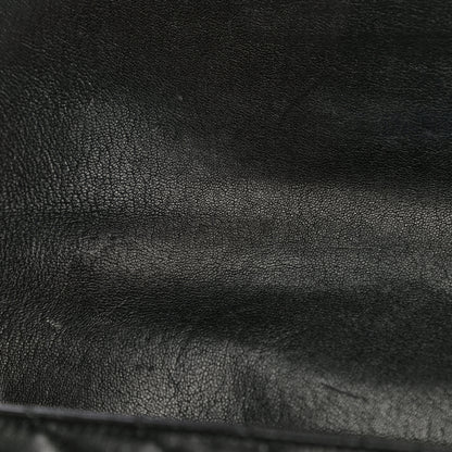 Saint Laurent Sheepskin Matelasse Chevron Monogram Medium College Bag Black 14 of 21