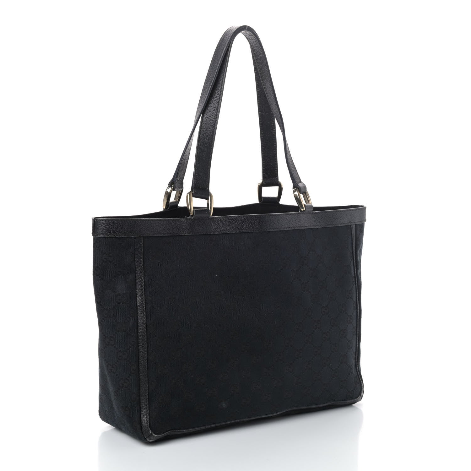 Gucci Monogram Abbey D Ring Tote Black 2 of 4
