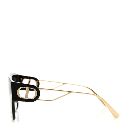 Christian Dior Rectangular 30 Montaigne B2U Sunglasses Black 3 of 9