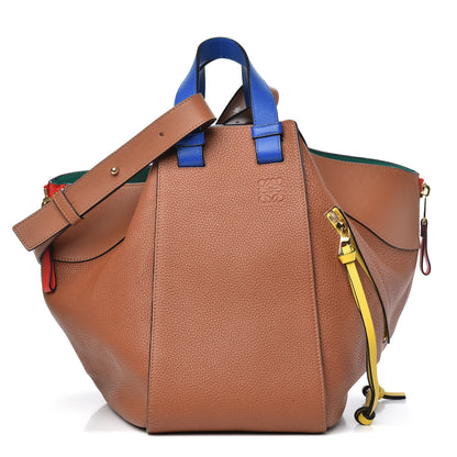 Loewe Calfskin Stars Hammock Shoulder Bag Tan 1 of 11