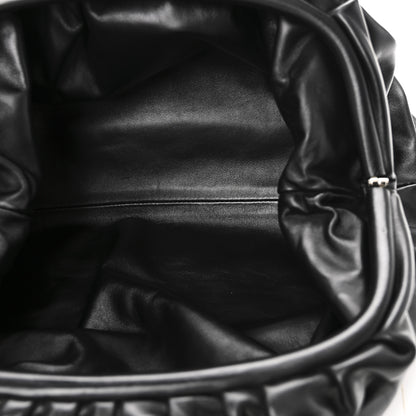 Bottega Veneta Smooth Butter Calf The Pouch Oversized Clutch Black 5 of 9