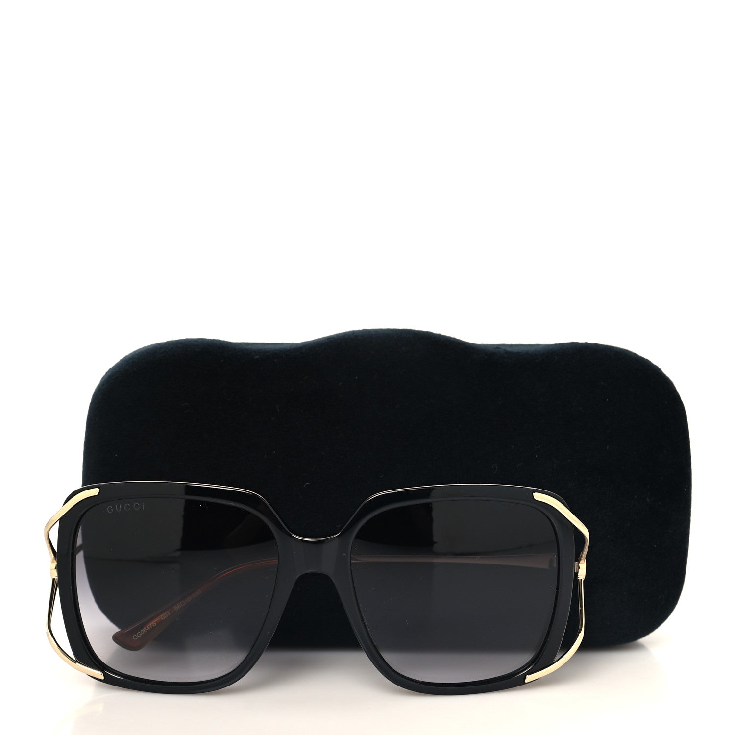 Gucci Acetate Butterfly Sunglasses GG0647S Black White 8 of 8