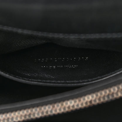 Saint Laurent Sheepskin Matelasse Chevron Monogram Large College Satchel Black 7 of 10