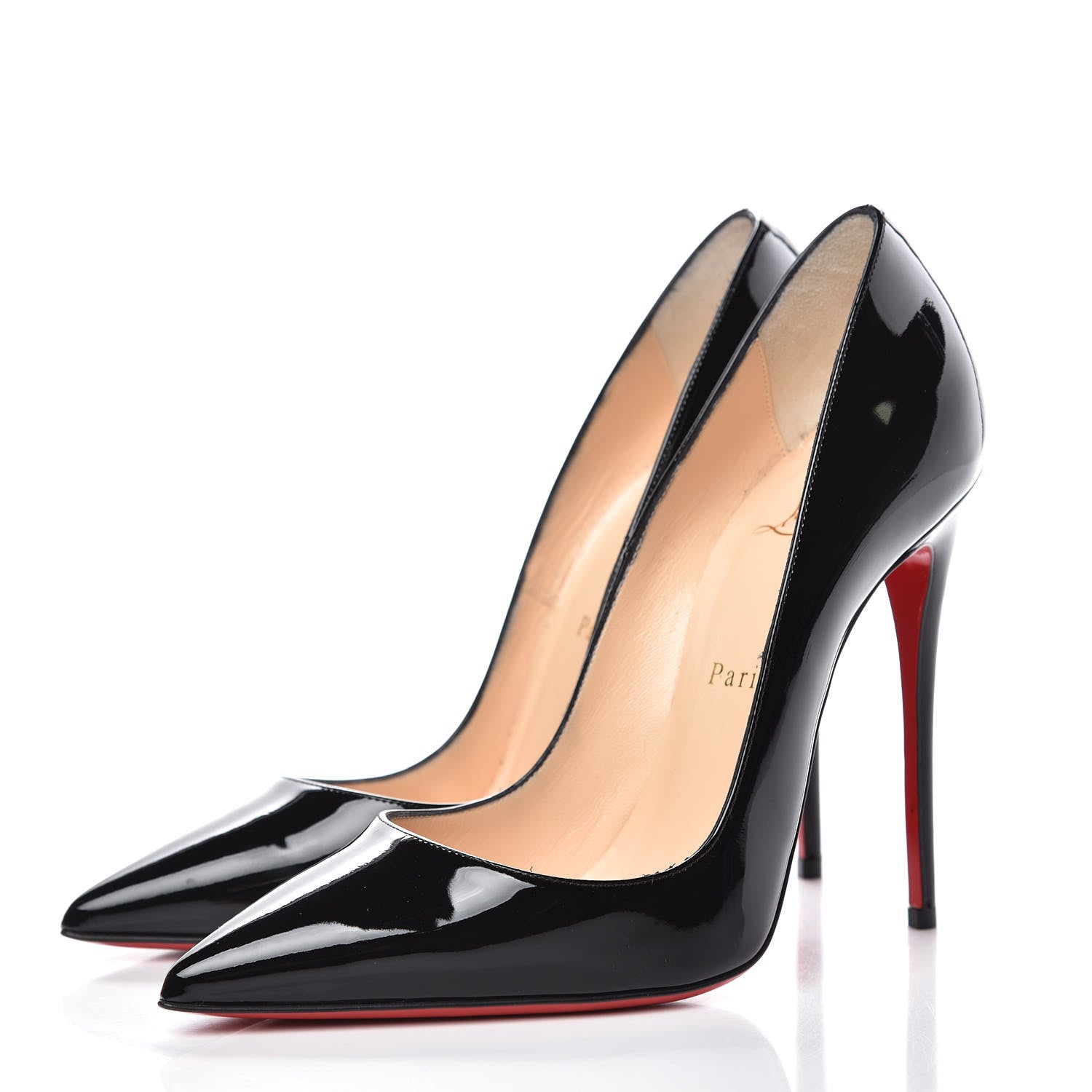 Christian Louboutin Patent So Kate 120 Pumps 37.5 Black 3 of 8