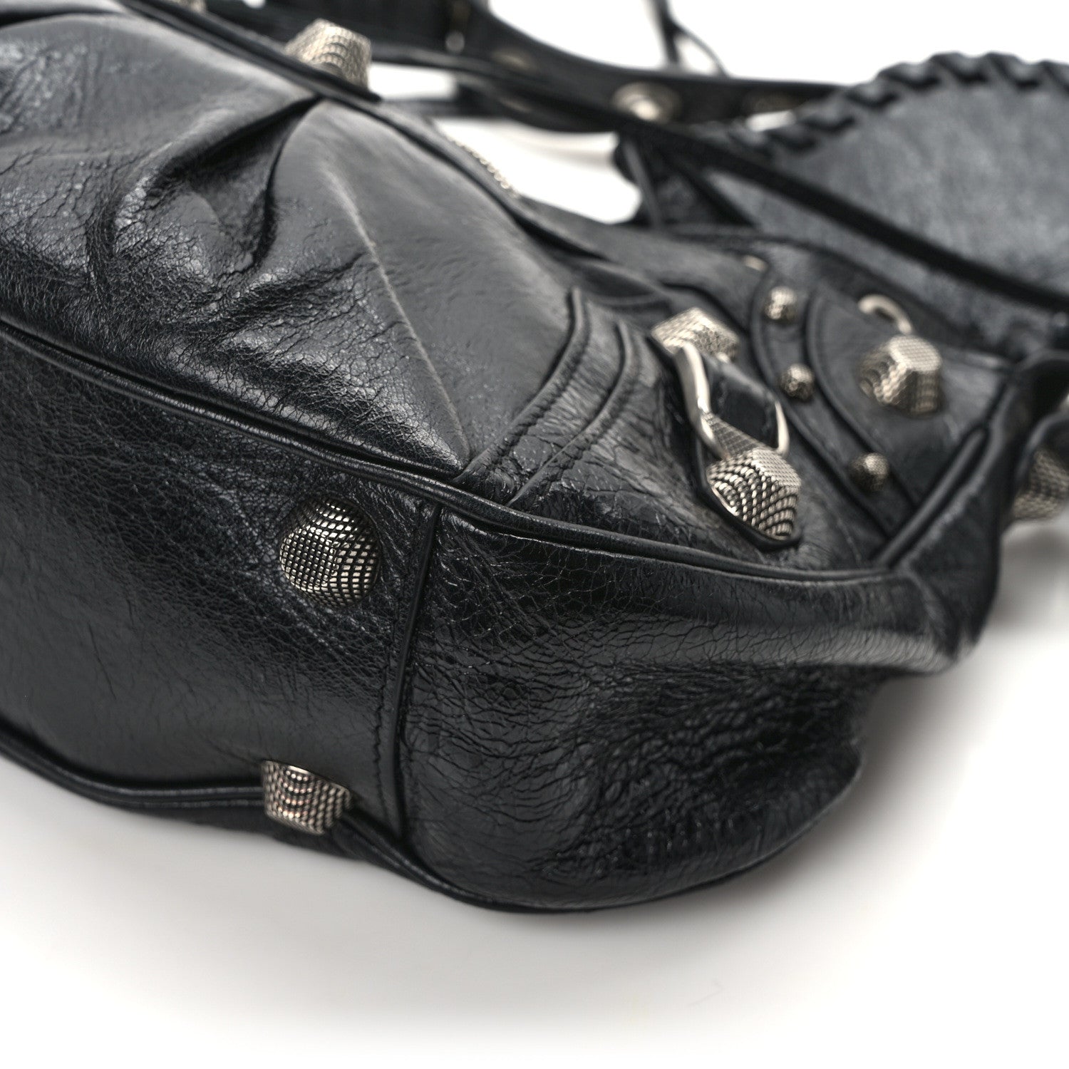Balenciaga Agneau Arena Small Le Cagole Shoulder Bag Black 12 of 15