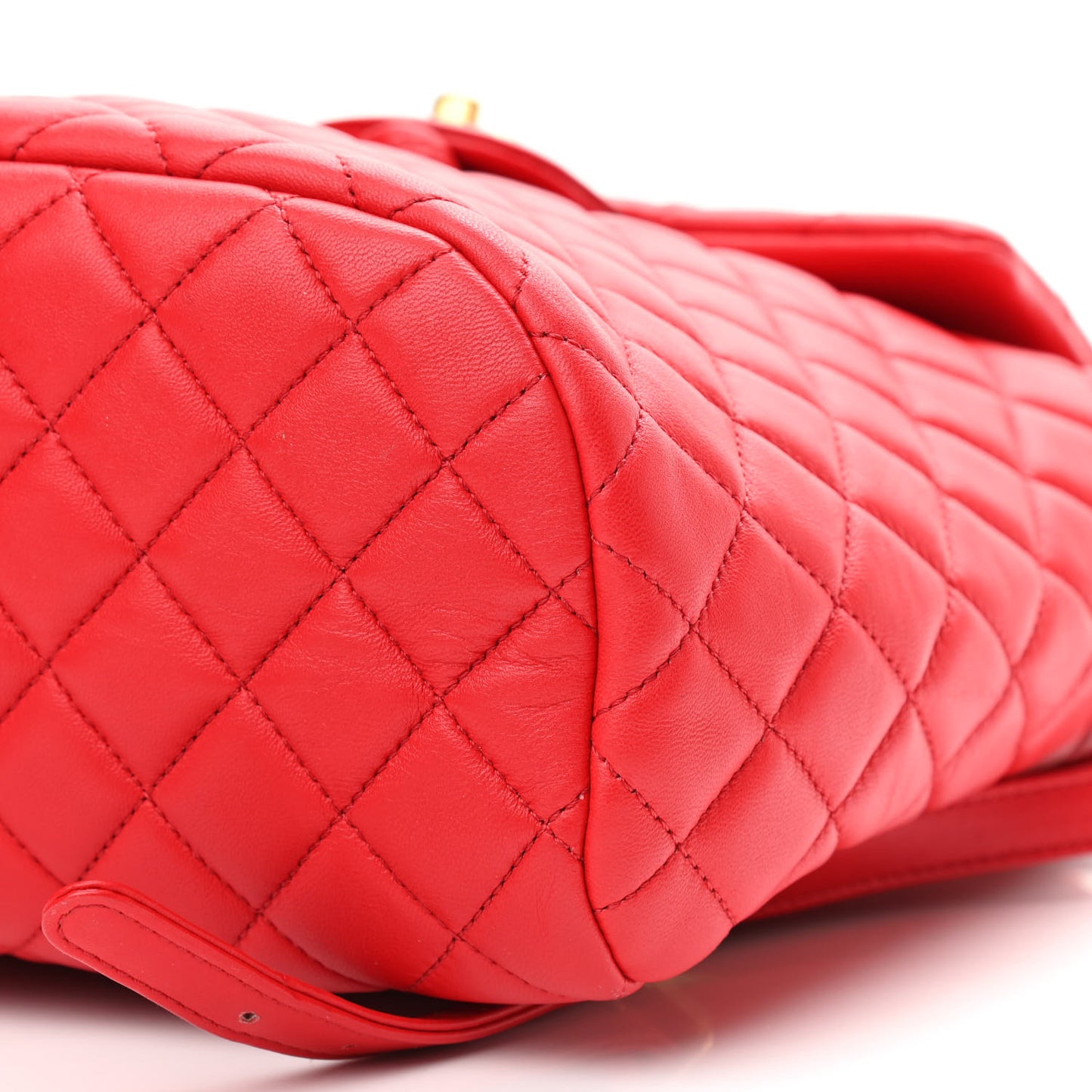 Lambskin Quilted Small Urban Spirit Backpack Red