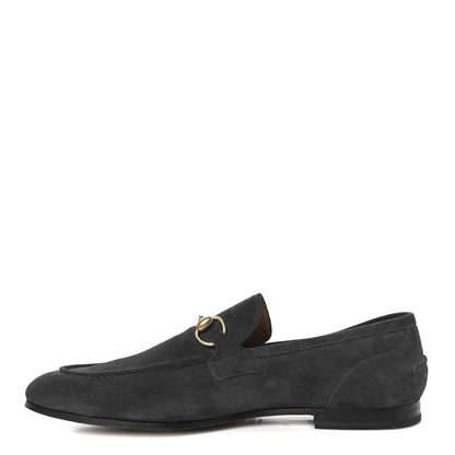 Gucci Suede Horsebit Mens Jordaan Loafers 9.5 Green 1 of 10