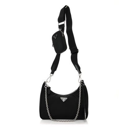 Prada Re-Nylon Saffiano Re-Edition 2005 Shoulder Bag Black 1 of 11
