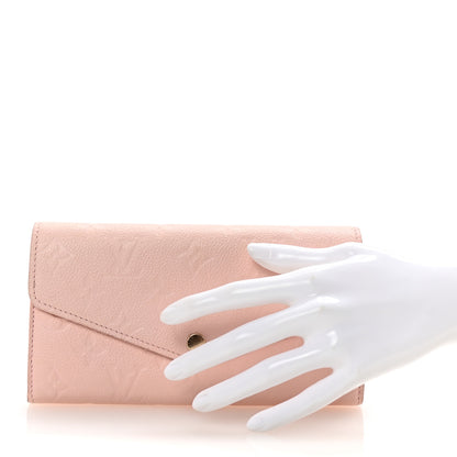 Louis Vuitton Empreinte Sarah Wallet NM Rose Ballerine 2 of 6