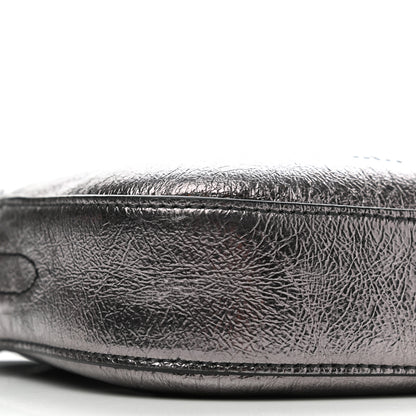 Stella McCartney Metallic Eco Alter Nappa Perforated Logo Convertible Belt Bag Silver 7 of 8