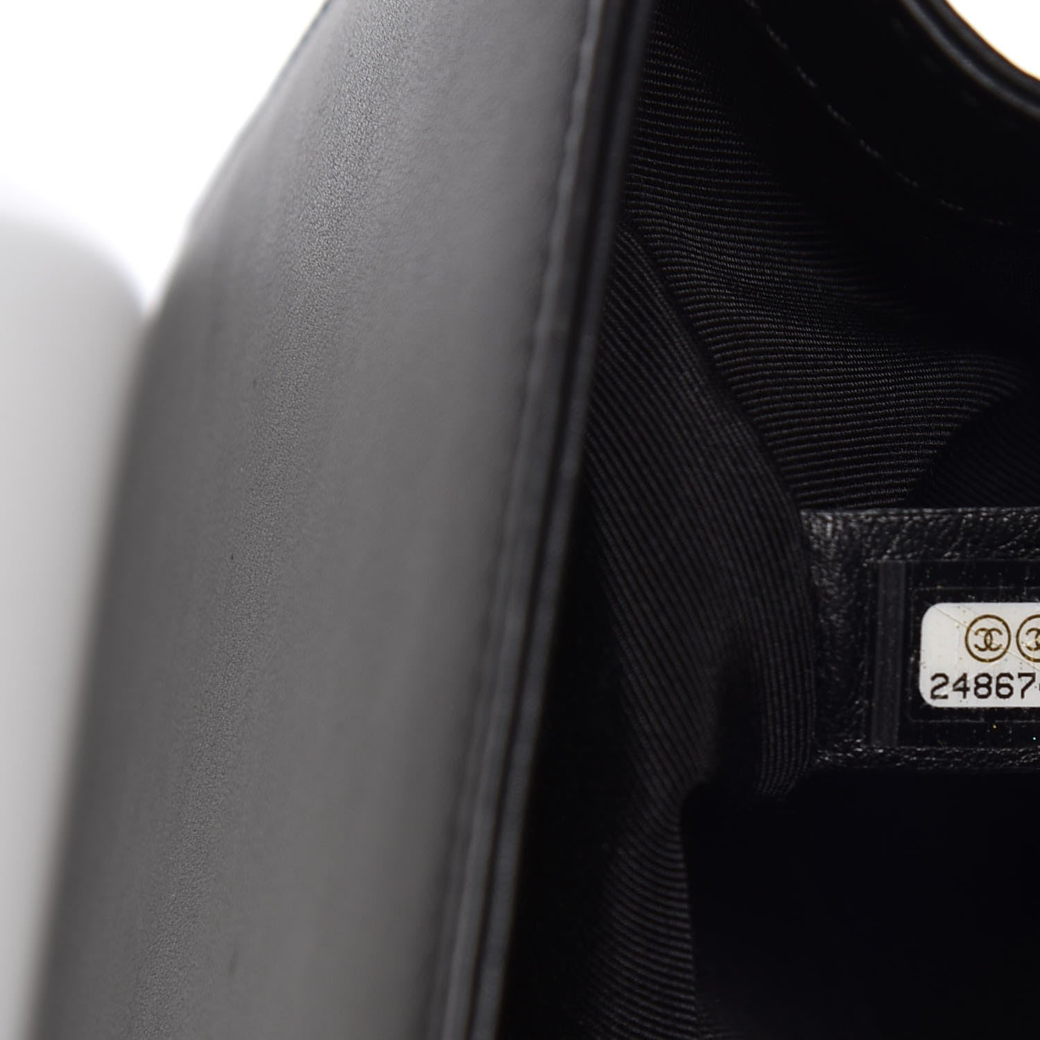 Chanel Calfskin Quilted Medium Boy Flap Black 7 of 8