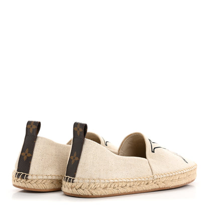 Louis Vuitton Canvas Seashore Espadrille Flats 39 Ecru 5 of 9