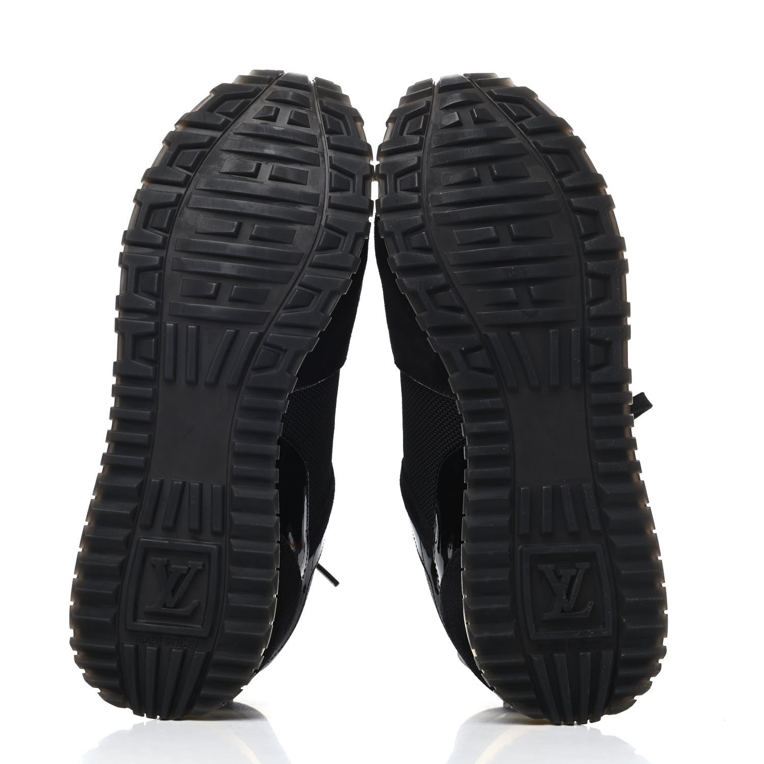 Louis Vuitton Suede Monogram Run Away Sneakers 38 Black 4 of 4