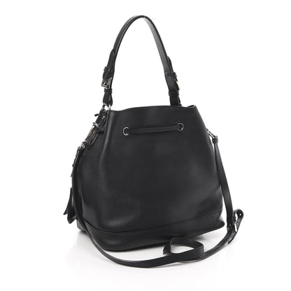 Prada City Calfskin Sport Bucket Bag Black 4 of 16