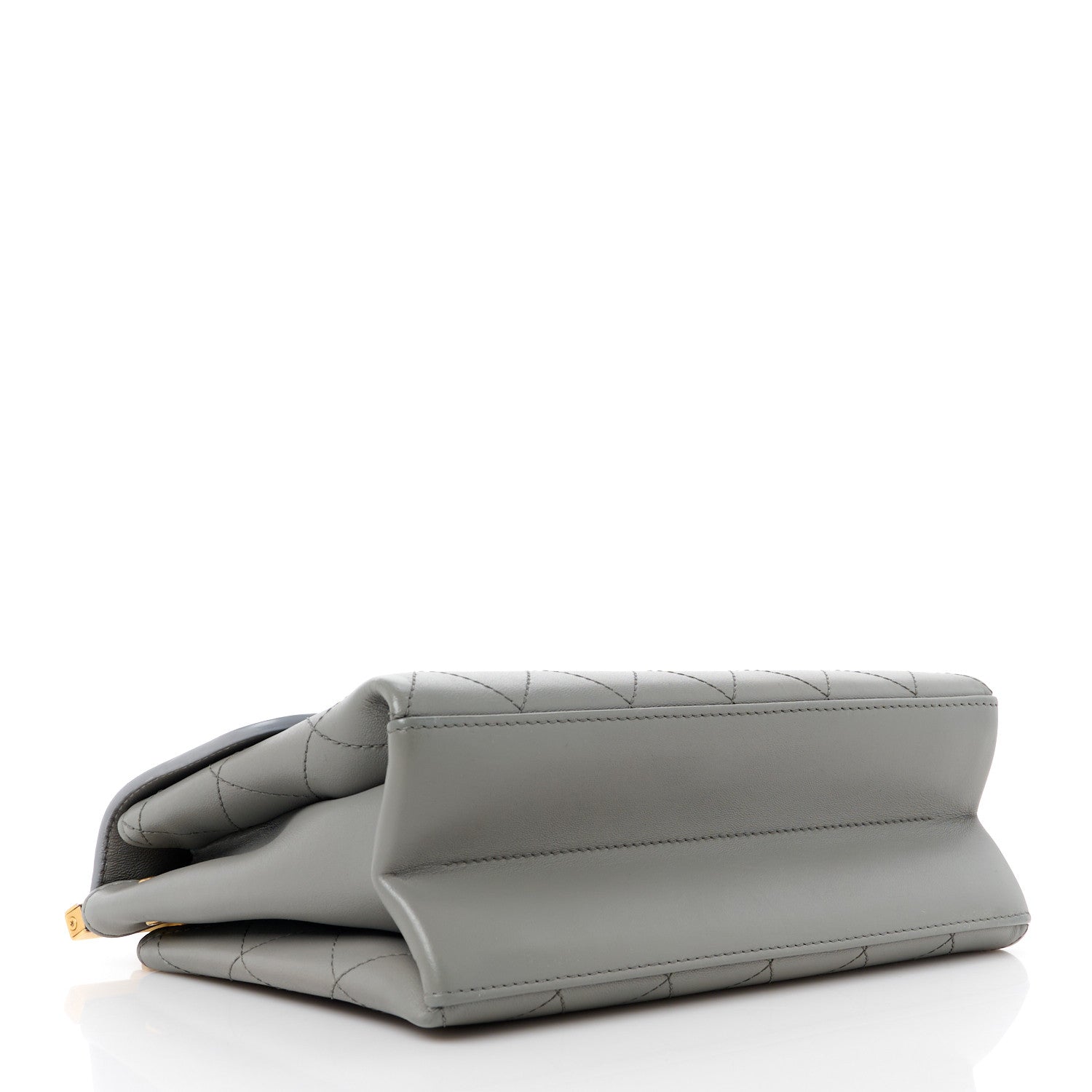 Chanel Lambskin Quilted Small Coco Lux Flap Grey 4 of 12