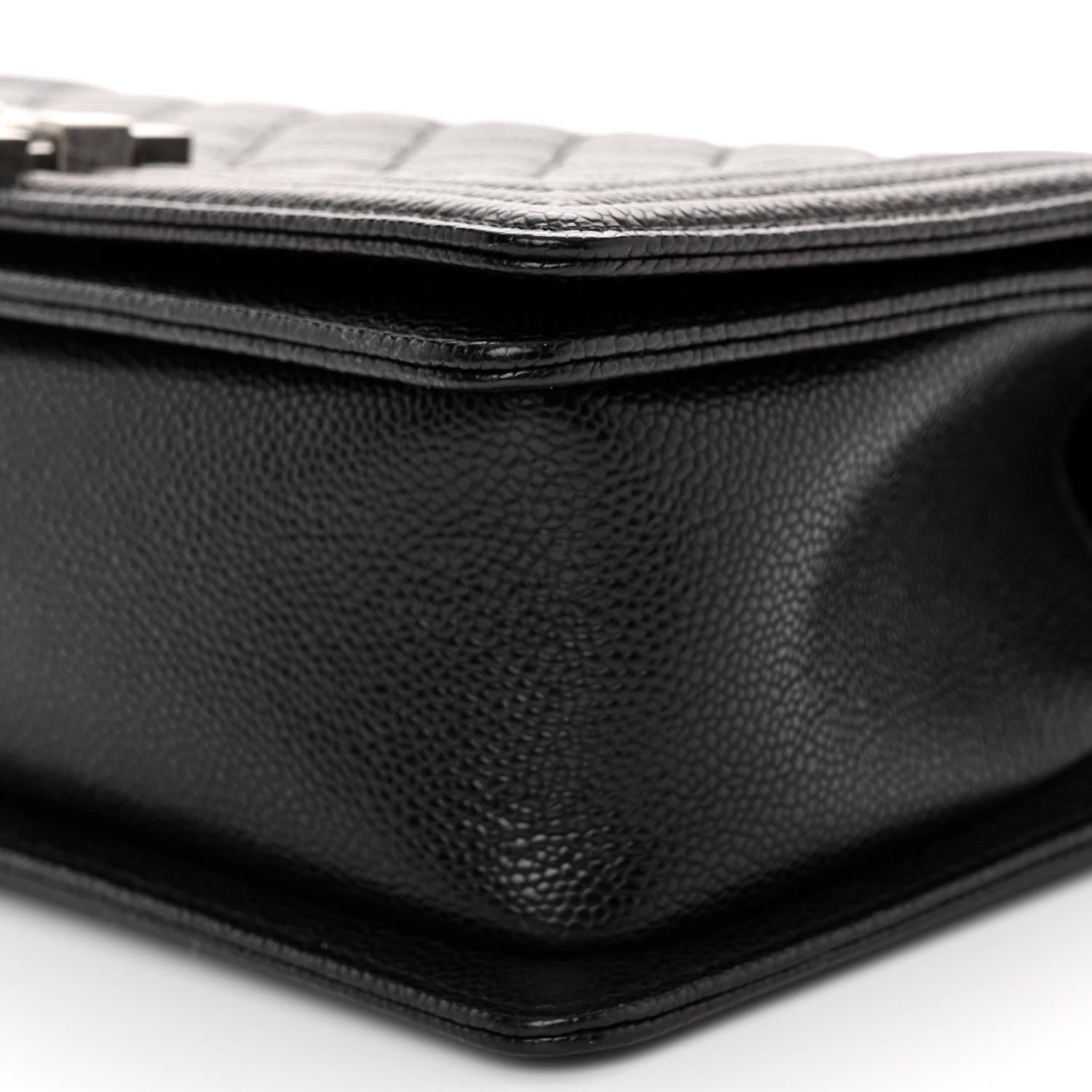 Chanel Caviar Quilted Medium Boy Flap Black 10 of 11