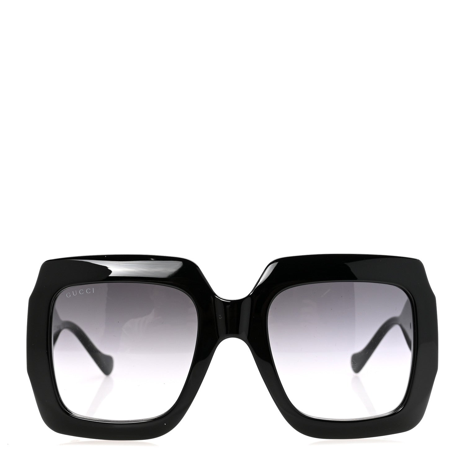 Gucci Acetate Square Frame Chain Sunglasses GG1022S Black 4 of 16