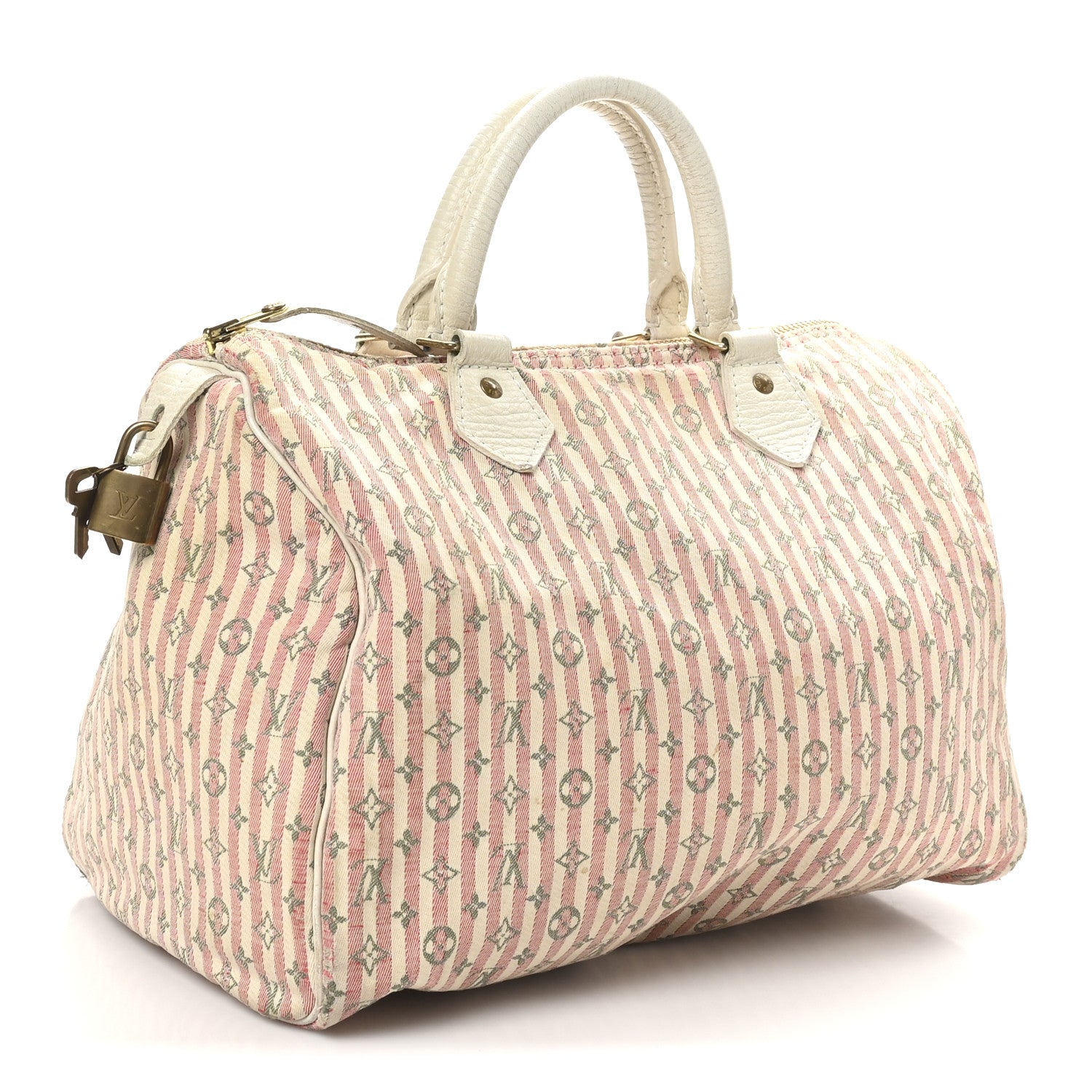 Louis Vuitton Mini Lin Croisette Speedy 30 Rouge 3 of 14