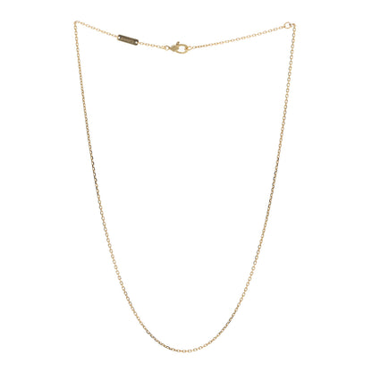 Van Cleef & Arpels 18K Yellow Gold Trace Chain Necklace 3 of 5