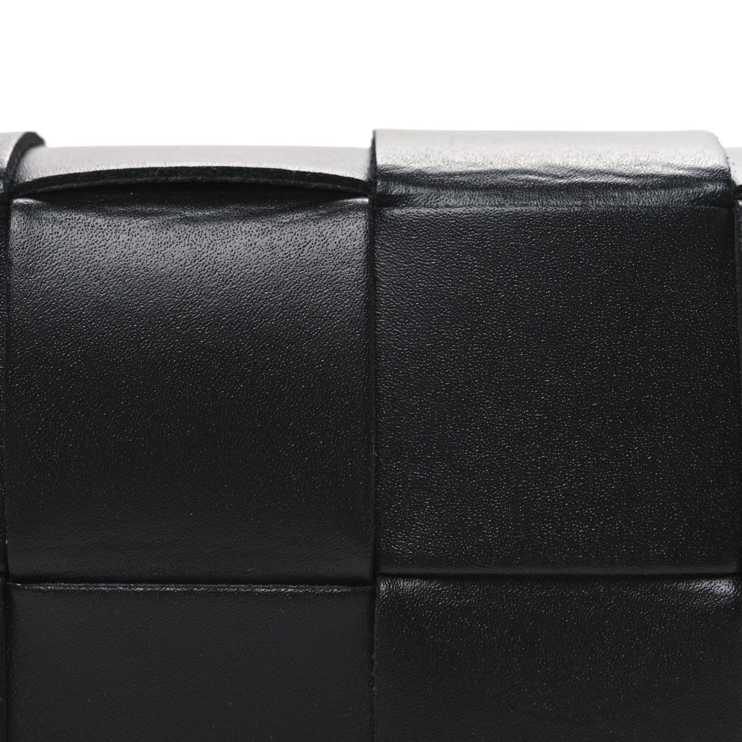 Nappa Maxi Intreccio The Belt Cassette Bag Black