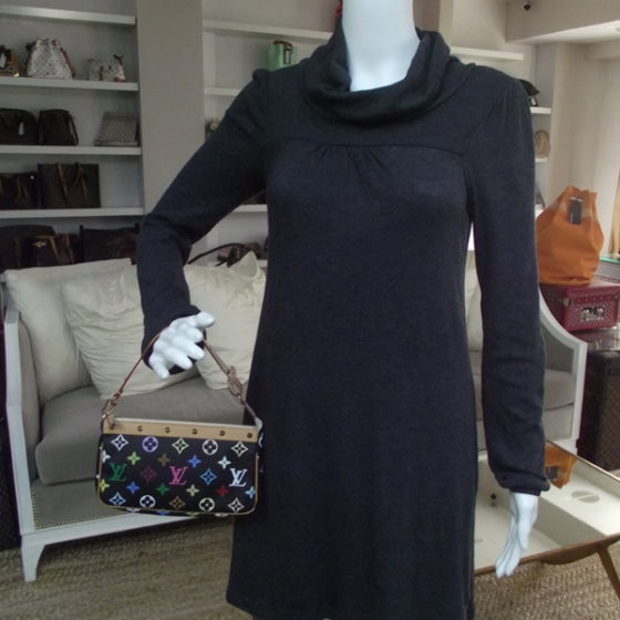 Monogram Multicolor Pochette Accessories Black