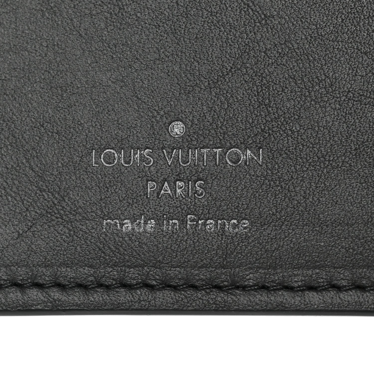 Louis Vuitton Calfskin Monogram Shadow Multiple Wallet Black 8 of 10