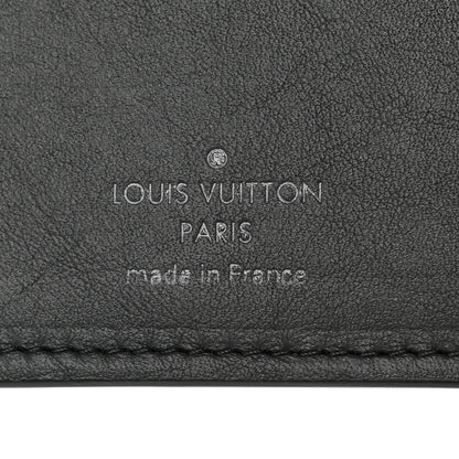 Louis Vuitton Calfskin Monogram Shadow Multiple Wallet Black 8 of 10