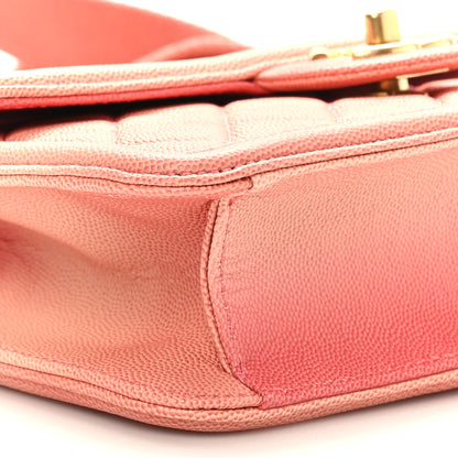 Chanel Caviar Quilted Small Sunset On The Sea Flap Coral 8 of 9