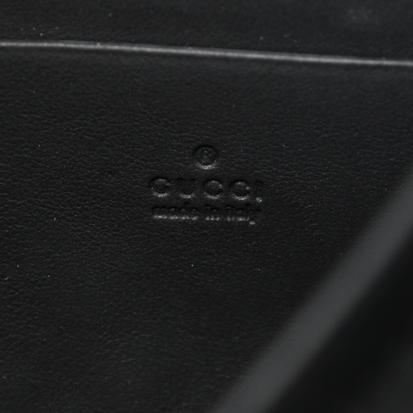 Suede Mini Dionysus Chain Wallet Black