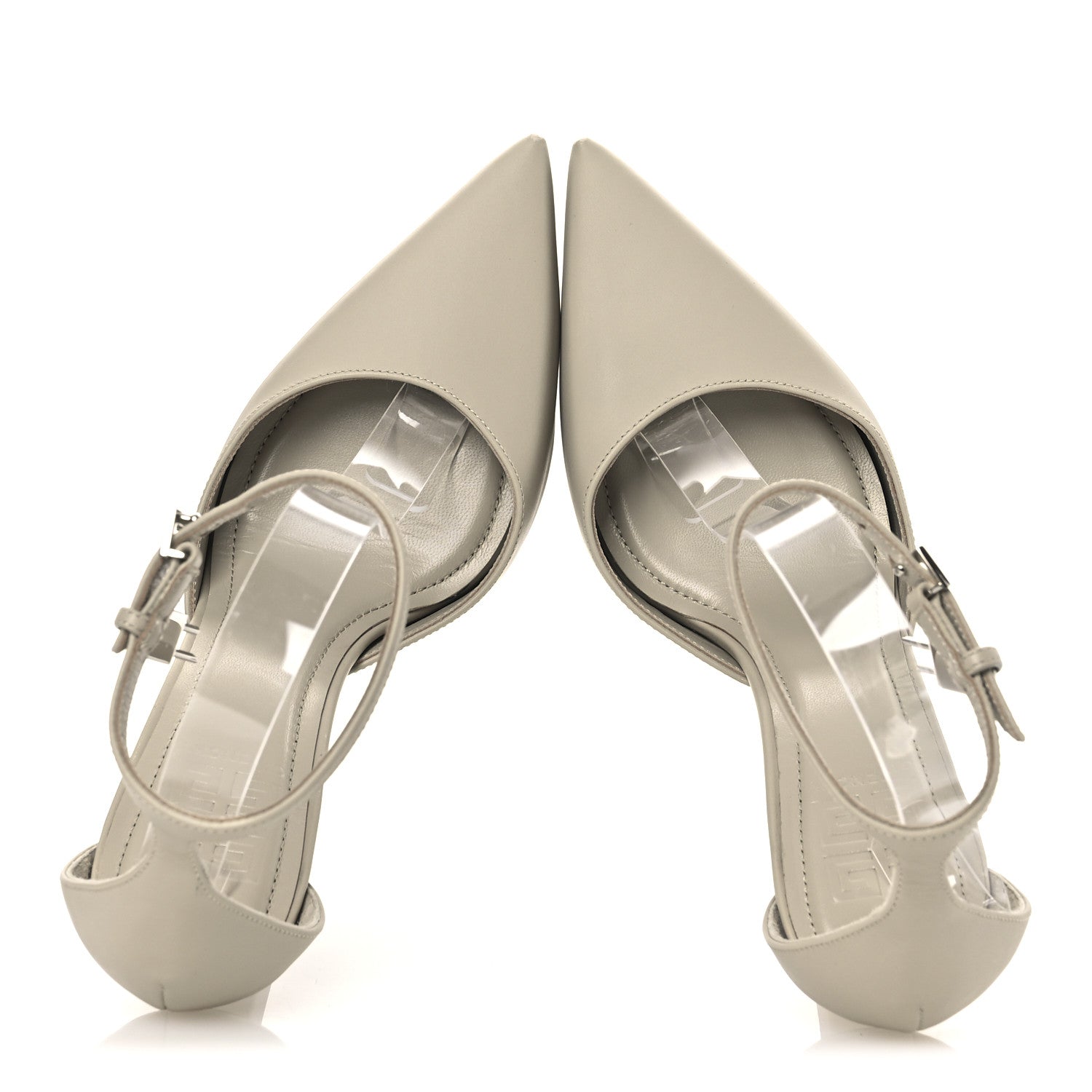 Givenchy Calfskin G Lock Sandals 36 Natural Beige 2 of 12