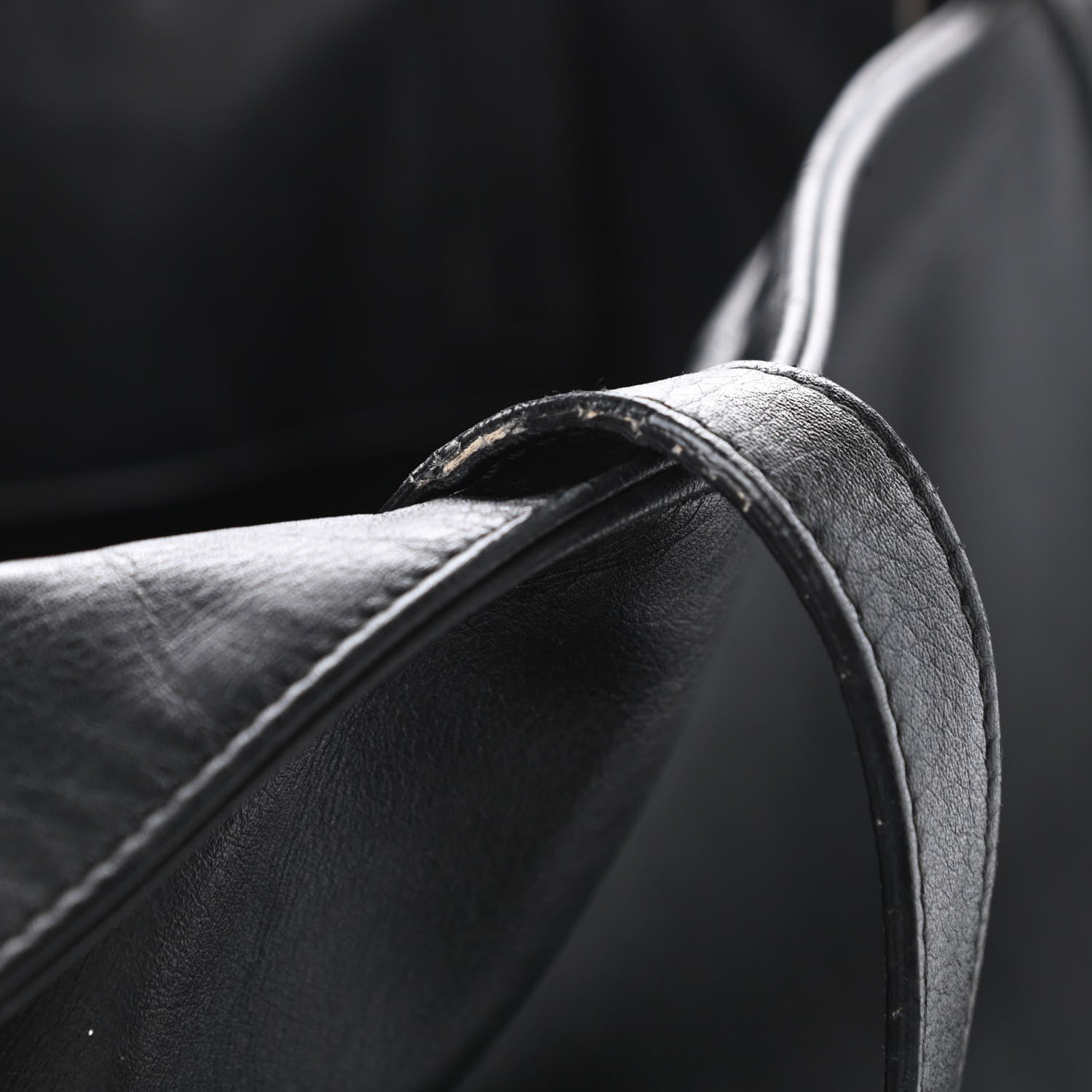 Saint Laurent Calfskin Suede Reversible East West Shopper Tote Black 19 of 20