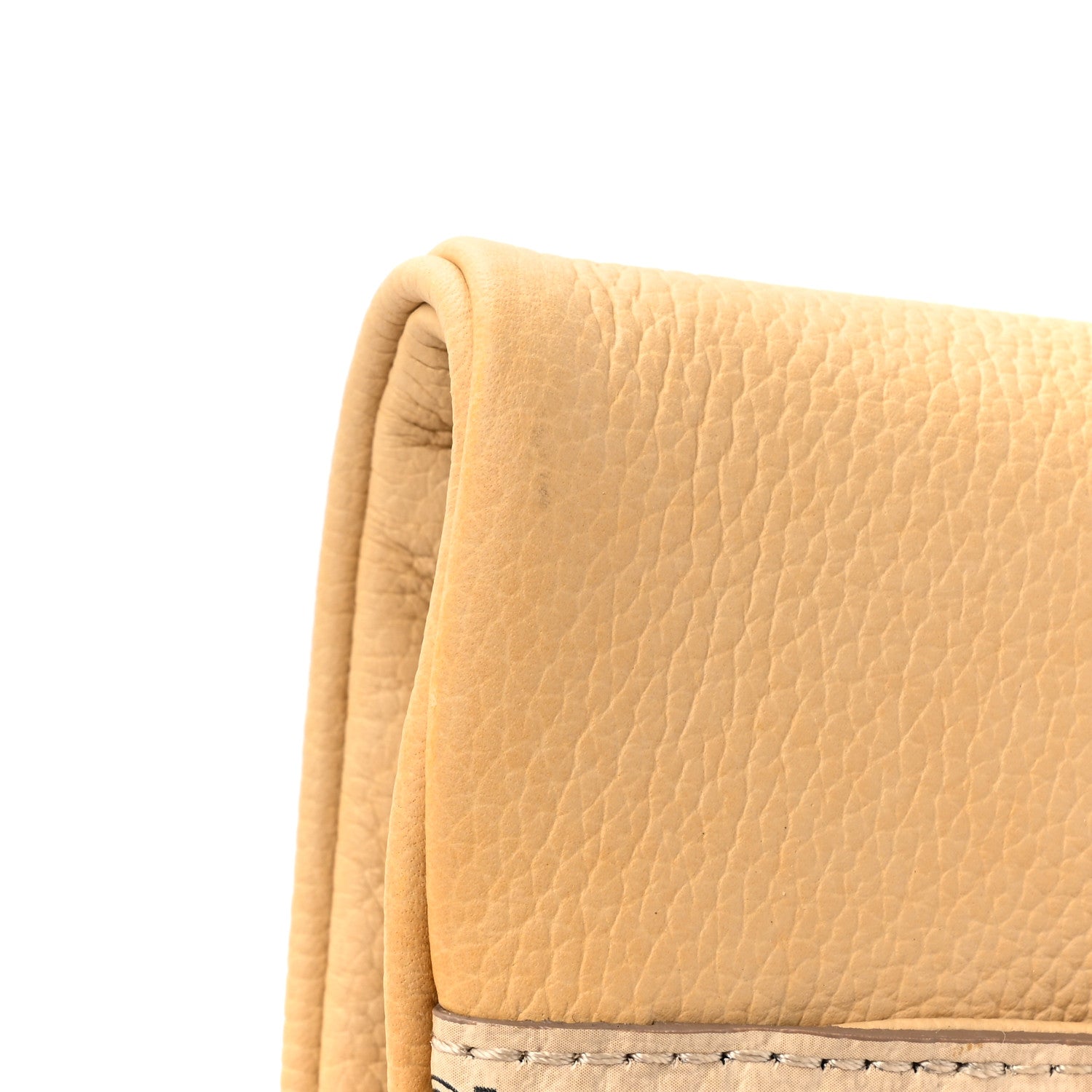 MCM Visetos Corina Foldover Crossbody Bag Latte Beige 11 of 11