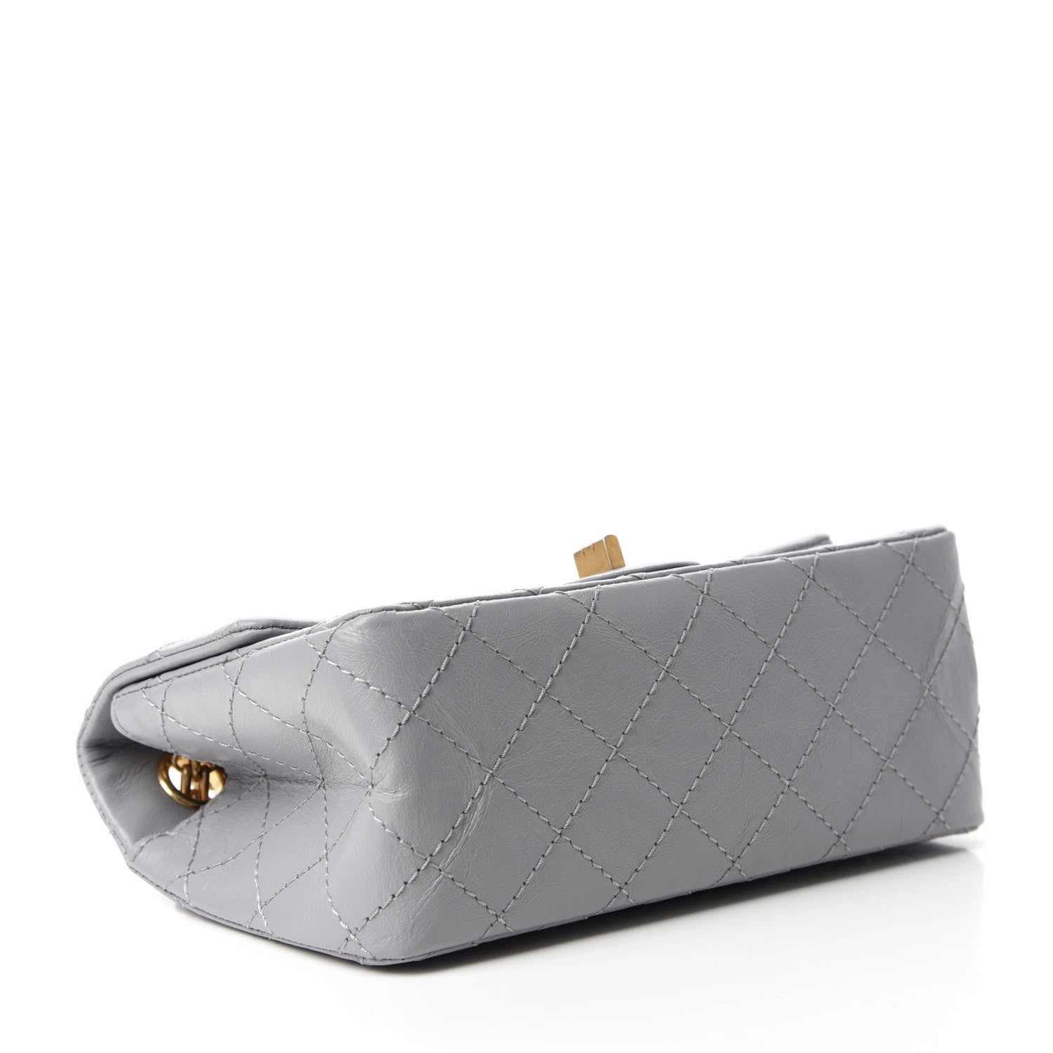 Chanel Aged Calfskin Quilted 2.55 Reissue Mini Flap Grey 4 of 11